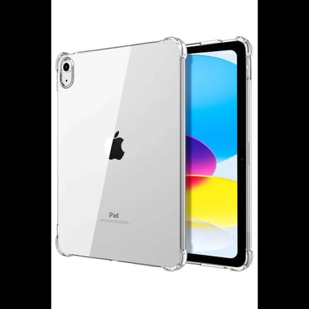 iPad 2025 10.9 10.Nesil (A16) Kılıf Anti Shock Tablet Silikon - Şeffaf