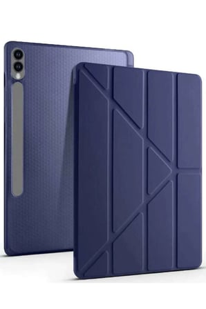 Galaxy X510 Tab S9 FE 11 Kılıf Kalemlikli Mars Tablet Kılıfı - Lacivert