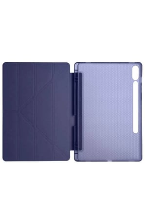 Galaxy X510 Tab S9 FE 11 Kılıf Kalemlikli Mars Tablet Kılıfı - Lacivert