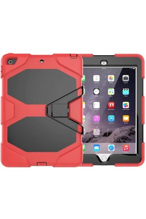 iPad 5 Air 9.7 Kılıf Griffin Tablet Kapak - Kırmızı