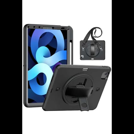 iPad Pro 11 (2020) Kılıf Strap-C Otterbox Tablet Kapak - Siyah