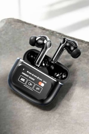 Yeni Nesil Bluetooth Kulaklık Ekranlı Yüksek Ses Kaliteli Uzun Şarj Süreli