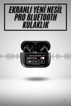 2.Nesil Pro Ekranlı Sesli Görüşme Yapabilen Kablosuz Bluetooth Kulaklık Yeni Nesil