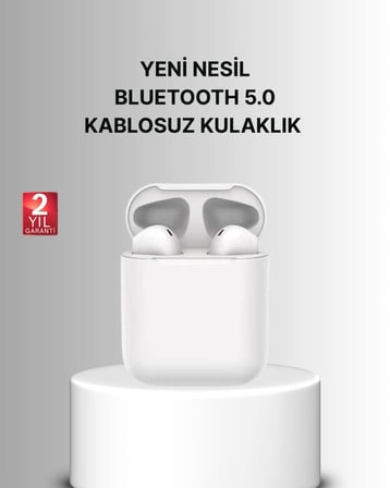 Dokunmatik Kontrollü 2. Nesil Bluetooth 5.0 Uzun Pil Ömürlü Kulaklık