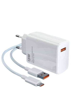 Turbo Hızlı Şarj Destekli 120W USB-C Şarj Seti
