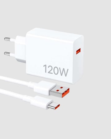 Turbo 120W Hızlı Şarj Cihazı Type-C Kablolu