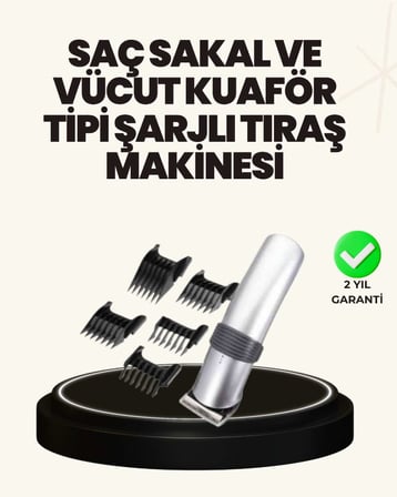 Şarjlı ve Kablosuz Tıraş Makinesi – Her Yerde Rahat Kullanım