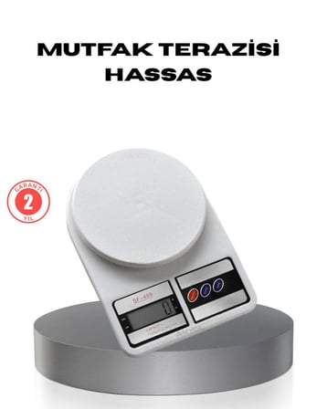 Hassas Dijital Mutfak Tartısı – 1g Doğruluk, LCD Ekran, Otomatik Kapanma