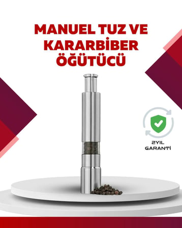 Hafif ve Kompakt, Taşınabilir Baharat Öğütücü - Mutfak ve Masa için