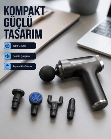 Kas Yorgunluğu Giderici Vücut Tabancası Yeni Nesil