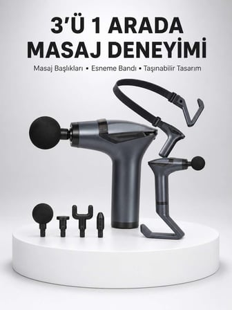 Titreşimli Şarjlı Aleti 3in1 Fonksiyonel Çok Amaçlı Model Yeni Nesil