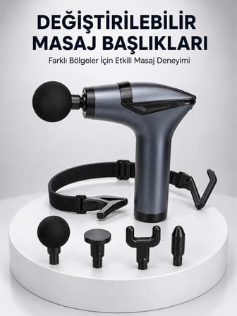 AKTÜEL 3in1 Taşınabilir Şarjlı Titreşimli Cihazı Çok Fonksiyonlu Yeni Nesil