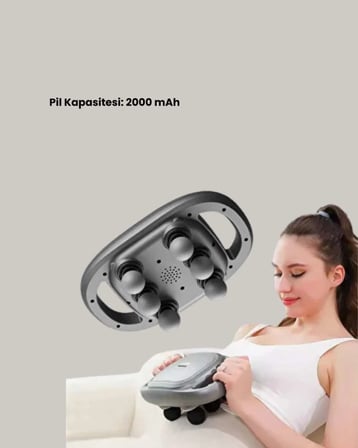 2000 mAh Şarjlı Tabancası 6 Başlık Ayarlı Güçlü Cihazı