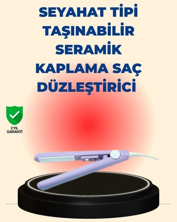 2’si 1 Arada Saç Düzleştirici ve Bukle Maşası – Düz ve Kıvırcık Saçlara Uygun Çok Yönlü Kullanım
