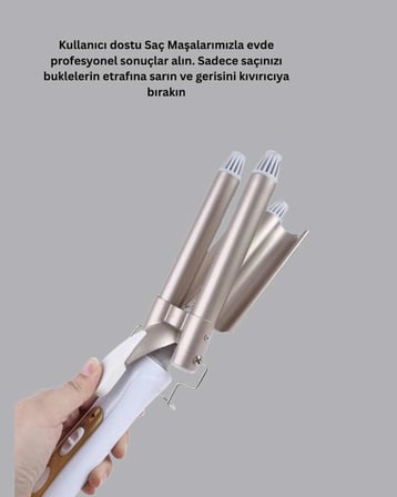 Profesyonel Kullanıma Uygun Bukle Maşası Yeni Nesil