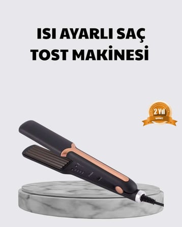 Tost Model Saç Şekillendirici Hızlı Isınan Isı Ayarlı