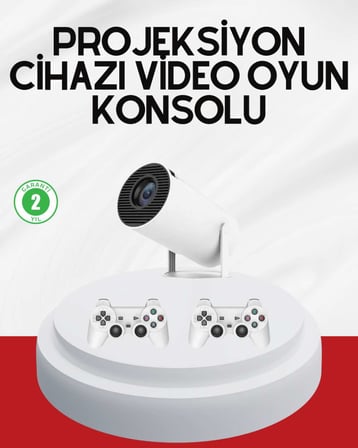 3D Oyun Destekli Kablosuz Ev Sinema Projeksiyon Cihazı