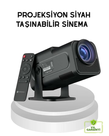 HDMI USB Girişli Akıllı Projeksiyon Cihazı Taşınabilir Düşük Tüketimli