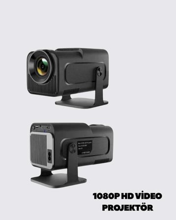 1080P Full HD Çözünürlük ve 4K Destekli Projektör