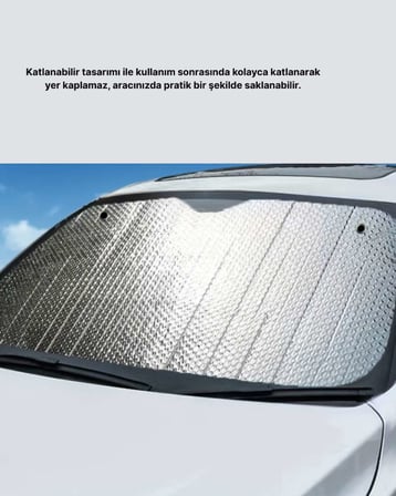 Katlanabilir Araba Güneşliği – UV Işınlarına Karşı Maksimum Koruma