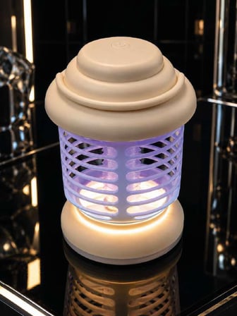 360° Koruma Izgaralı LED Sinek Kovucu Aydınlatma Lambası