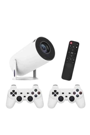 4K Wireless Çift Kollu Kumandalı Oyun Projeksiyonu Retro Video Oyunu Yeni Nesil