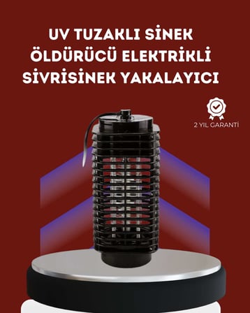 Uzun Ömürlü Elektrikli Sivrisinek Katili – Sessiz Çalışma, Güçlü Performans