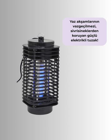 Uzun Ömürlü Elektrikli Sivrisinek Katili – Sessiz Çalışma, Güçlü Performans