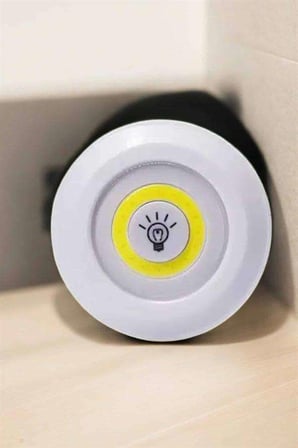 Spot Lamba Led Işık 3'lü Uzaktan Kumandalı Pilli Yapışkanlı Kablosuz Yeni Nesil