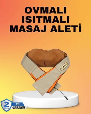 Kas Ağrılarına İyi Gelen Ovmalı Isıtmalı Boyun Omuz Bel Aleti