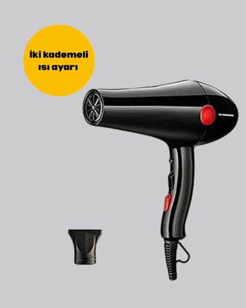 Profesyonel Fön Makinesi 2200W Soğuk Üfleme Fonksiyonu ile