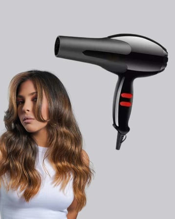 Profesyonel Fön Makinesi 2200W Soğuk Üfleme Fonksiyonu ile