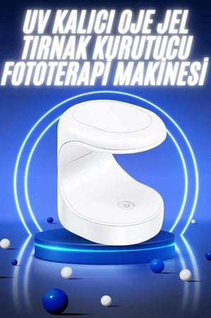 Hafif Taşınabilir UV LED Oje Kurutucu 16 Watt