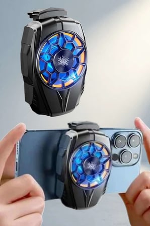 Taşınabilir Telefon Soğutucu Fan Radyatör iOS ve Android Uyumlu
