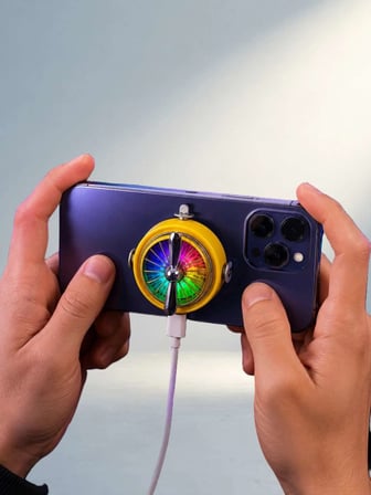 RGB Işıklı Telefon Soğutucu Mobil Oyunlar İçin