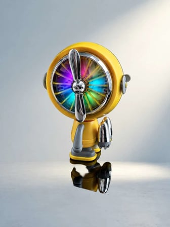 Pratik Şarj Edilebilir RGB Telefon Soğutucu Fan