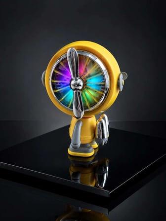 Eğlenceli RGB Işıklı Telefon Oyun Soğutucu Fan