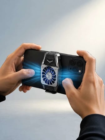 Etkili Soğutma Telefon Fanı Güçlü Hava Akışı ile