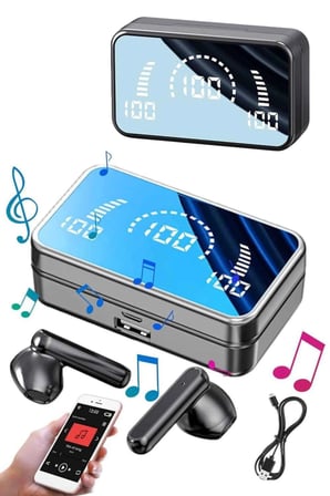 Kablosuz Kulaklık Powerbank Özellikli Bluetooth 2000 mAh