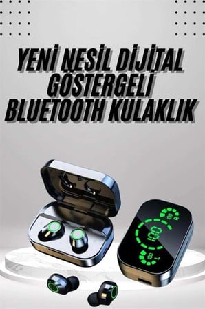 Kablosuz Kulaklık Dijital Gösterge ile 2025 Yönetimi