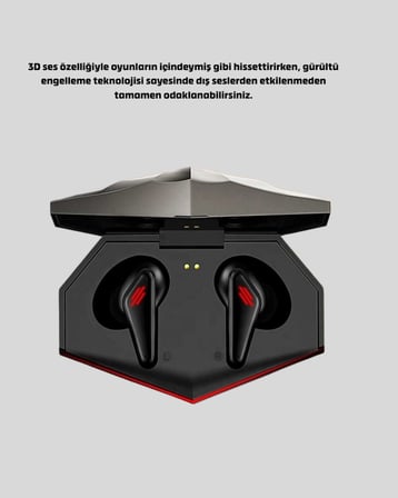 Ergonomik Düşük Gecikmeli Bluetooth Kulaklık 45 ms Oyun İçin
