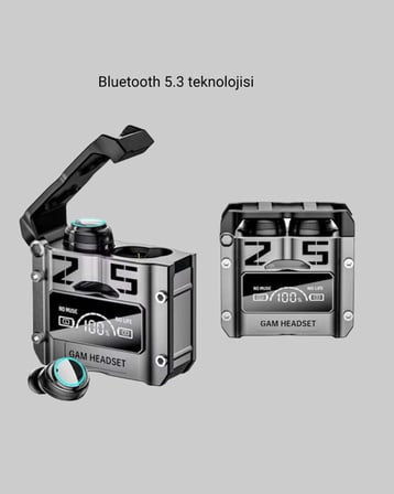 Bluetooth 5.3 Kulaklık Aktif Gürültü Engelleme ile Oyun Modu