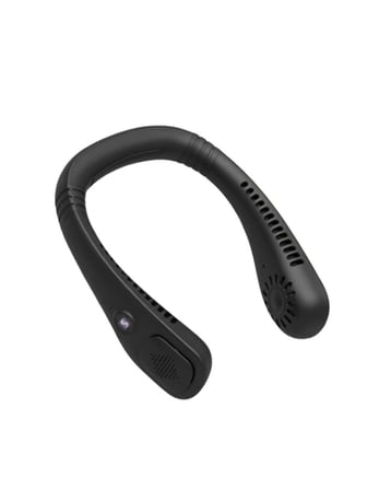Ergonomik Giyilebilir Boyun Fanı 4 Fanlı Turbo Hava Akışı