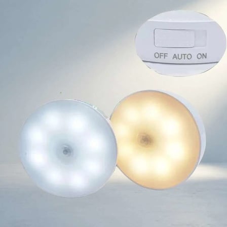 Sensörlü Gece LED Lambası 1 Watt Şarjlı İç Mekan Kullanımı