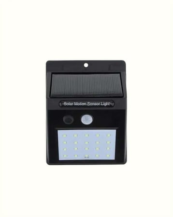 Güneş Enerjili Hareket Sensörlü LED Lamba 120° 3-4 Metre Mesafe