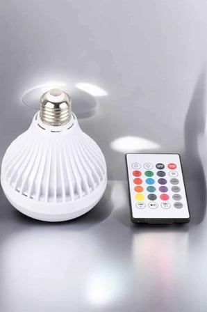 Estetik Tasarımlı Kablosuz Bluetooth Hoparlör ve Led Lamba