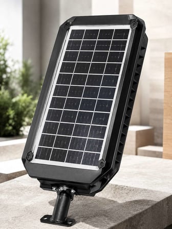 Hareket Sensörlü Güneş Enerjili LED Lamba Uzaktan Kumanda ile Dış Mekan