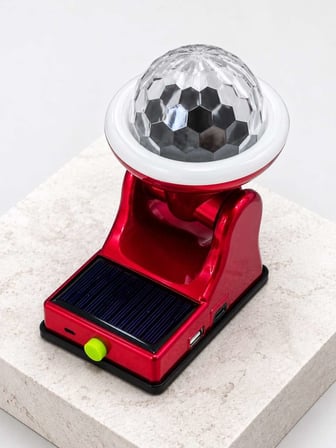 Renkli Taşınabilir Solar LED Lamba USB Şarjlı 1 Adet
