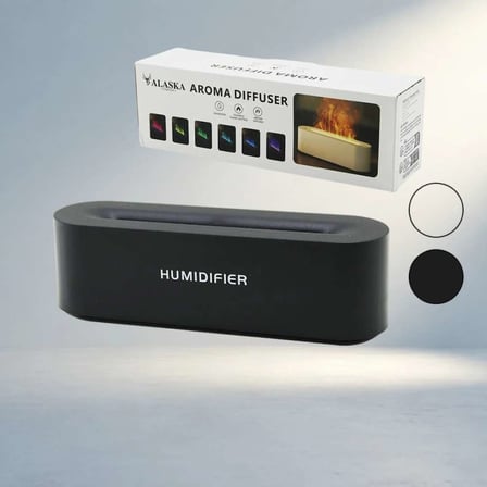 Şık Tasarımlı USB Şarjlı Hava Nemlendirici 150ML Renkli LED Işık