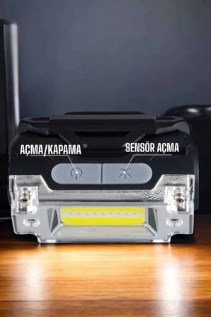 Ergonomik Suya Dayanıklı Kafa Lambası 3W LED
